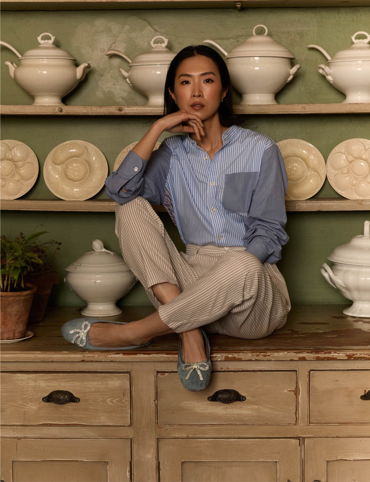 Beau Pony Ballet Pump