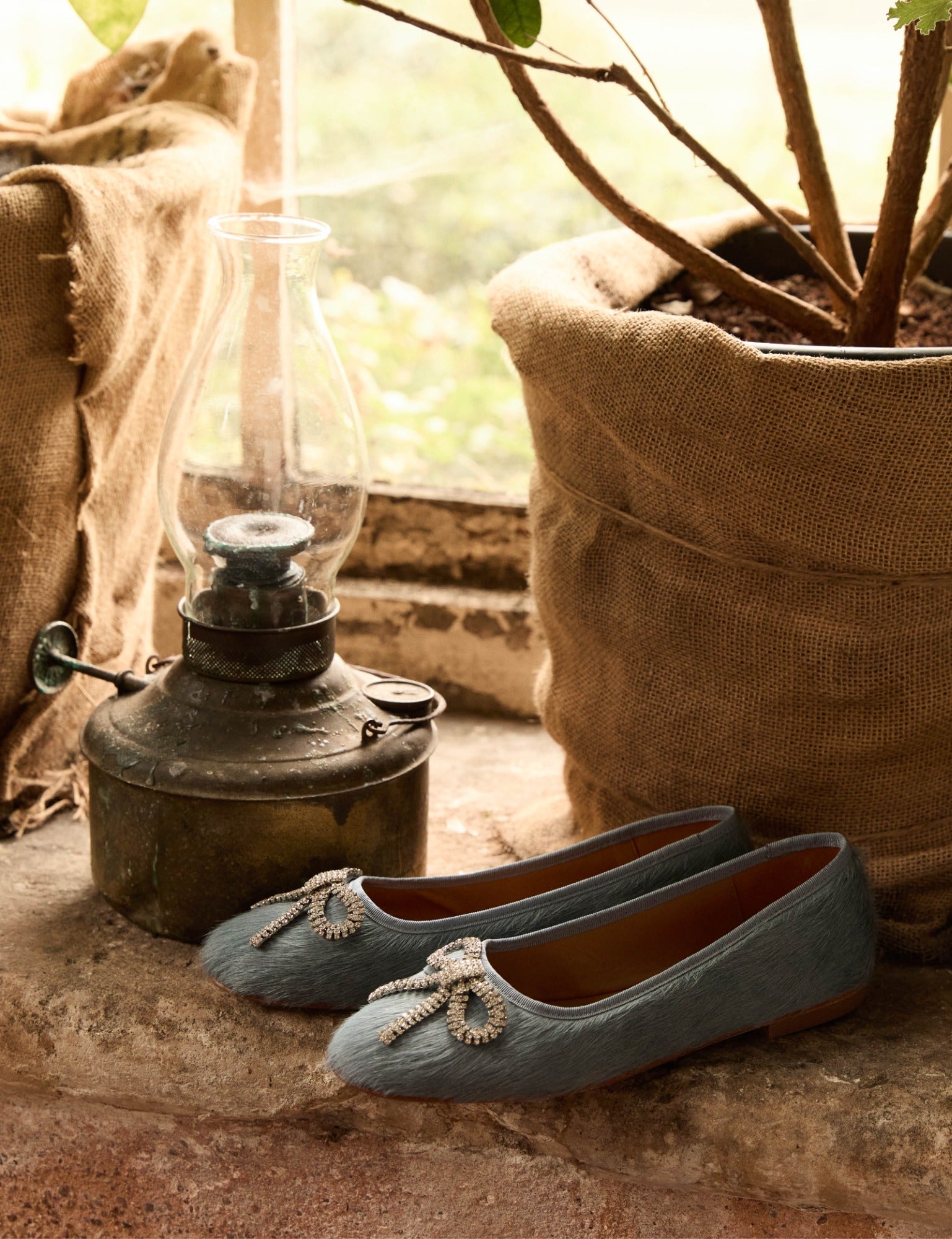 Beau Pony Ballet Pump