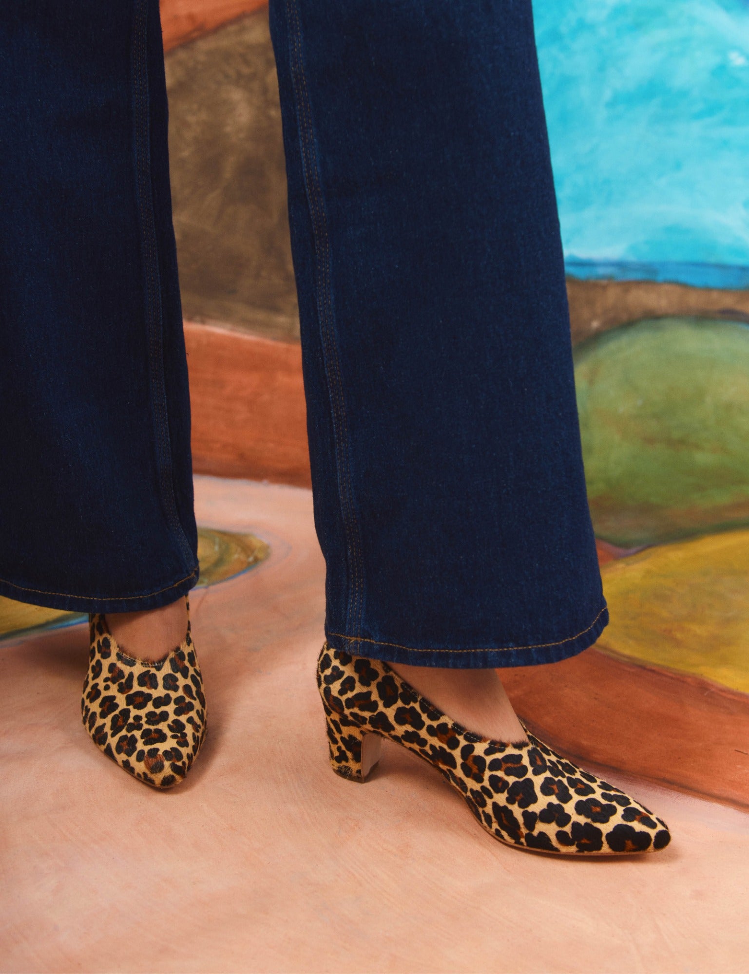 Cindy Leopard Pony Shoe